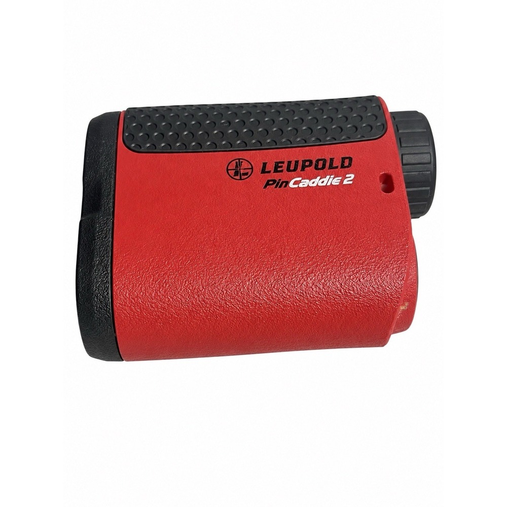 Leupold PinCaddie 2 Golf Laser Rangefinder Red with Case Tested (Inc Battery)